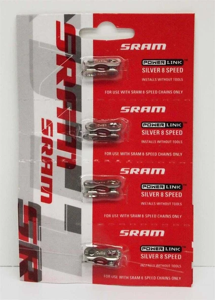 SRAM POWER LINK-8 8 VİTES (4 ADET) ZİNCİR KİLİDİ ürün görseli 1