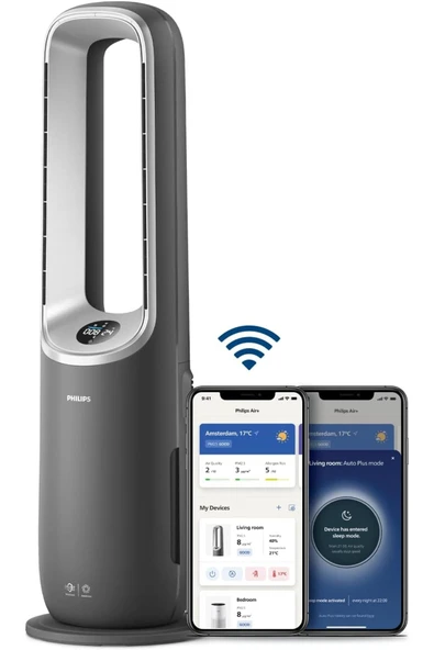 Philips 8000 Serisi Air Performer 3in1 Hava Temizleme Cihazı, 270 m3/sa Temiz Hava Hızı, AMF870/15 ürün görseli 1