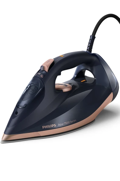Philips 7500 Serisi Buharlı Ütü, 3200W, 55 g/dk Sürekli Buhar, SteamGlide Elite, 260 g Şok Buhar, DST7510/80 ürün görseli 1