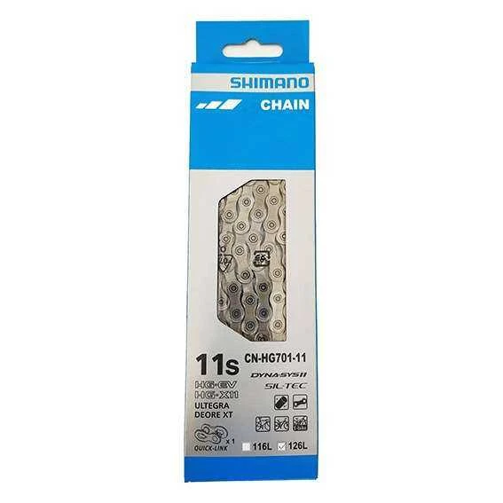 SHIMANO CN-HG701 11 VİTES 126 BAKLA (Quick-Link Dahil) ZİNCİR ürün görseli 1
