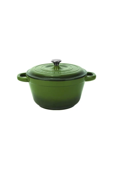 Lava Döküm Yuvarlak Tencere Döküm Demir Kapak New Heritage Serisi Çap(Ø)22cm. ürün görseli 1