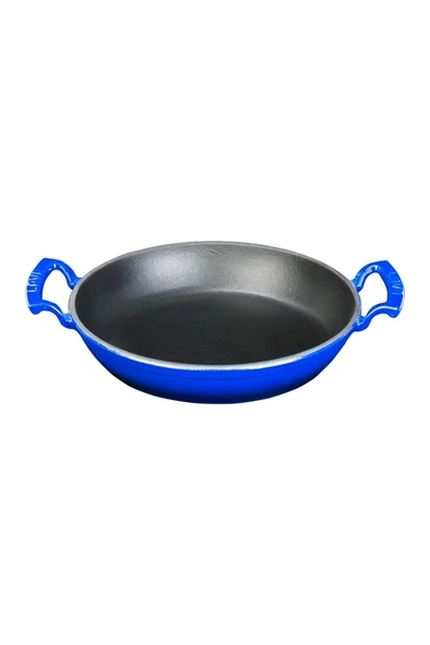 Lava Döküm Yuvarlak Sahan Döküm Demir Yekpare Çift Kulplu Çap(Ø)24cm. ürün görseli 1