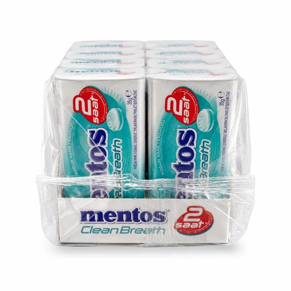 Mentos CleanBreath Tinbox Yogun Nane TR Teneke kutu ürün görseli 1