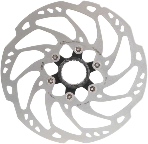 SHIMANO SLX SM-RT70 203MM CENTER LOCK ICE-TECH ROTOR ürün görseli 1
