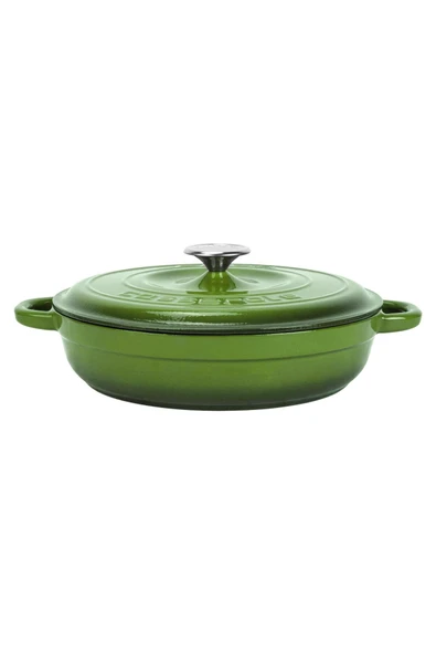 Lava Döküm Yuvarlak Çok Amaçlı Yayvan Tencere New Heritage Serisi Çap(Ø)28cm. ürün görseli 1
