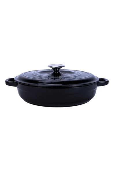 Lava Döküm Yuvarlak Çok Amaçlı Yayvan Tencere New Heritage Serisi Çap(Ø)28cm. ürün görseli 1
