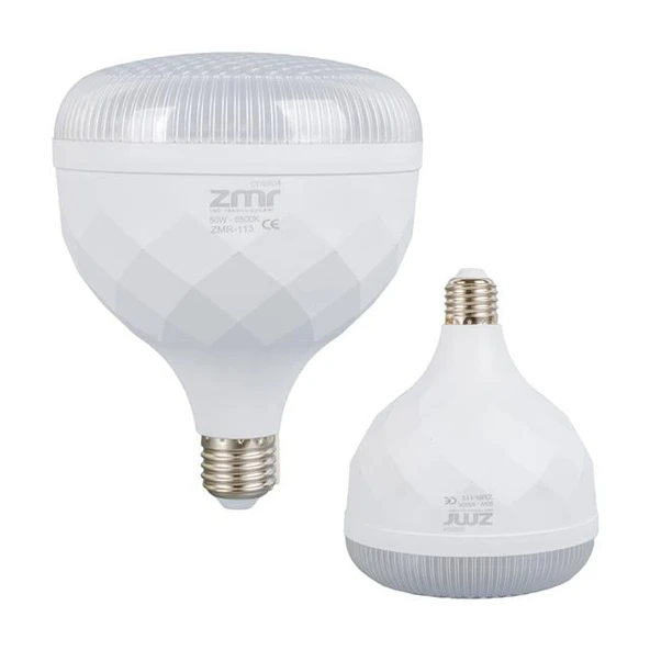 ZMR ZMR-113/B.65 50W Kristal Camlı T-Bulb Beyaz Led Ampul E27 6500K (15X19mm) ürün görseli 1