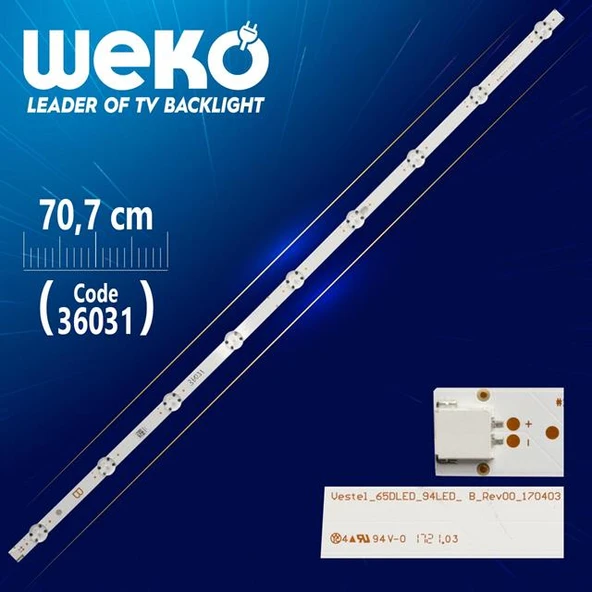 Vestel_65Dled_94Led_ B_Rev00_170403  9 Lensli  70.7 Cm ürün görseli 1