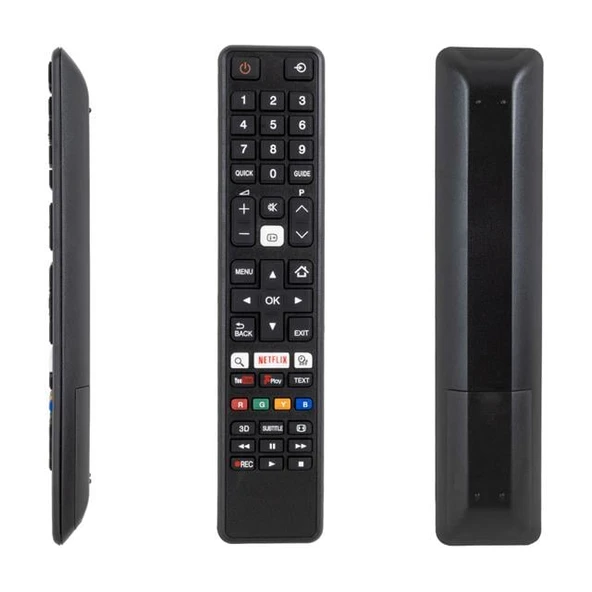 Toshiba CT-8069 49L3653DB - 43U6763DB - 32D3653DB Netflix-Youtube Tuşlu Lcd Led Tv Kumandası ürün görseli 1