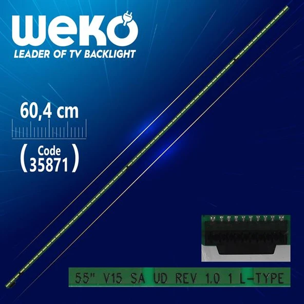 55'' V15 SA UD REV 1.0 1 L-TYPE - 6916L2060A - 63 Ledli 60.4 Cm - WK-1333 Led Tv Bar ürün görseli 1
