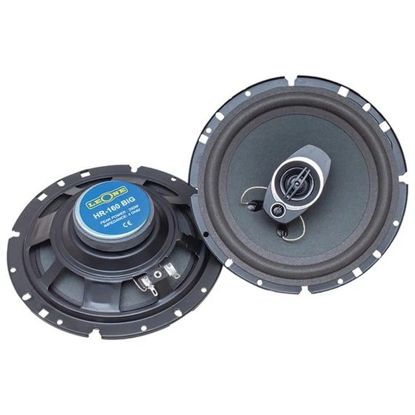 Leone HR-160 BIG 16 Cm 4 Ohm 2'Li Takım 250 Watt Oto Hoparlör ürün görseli 1