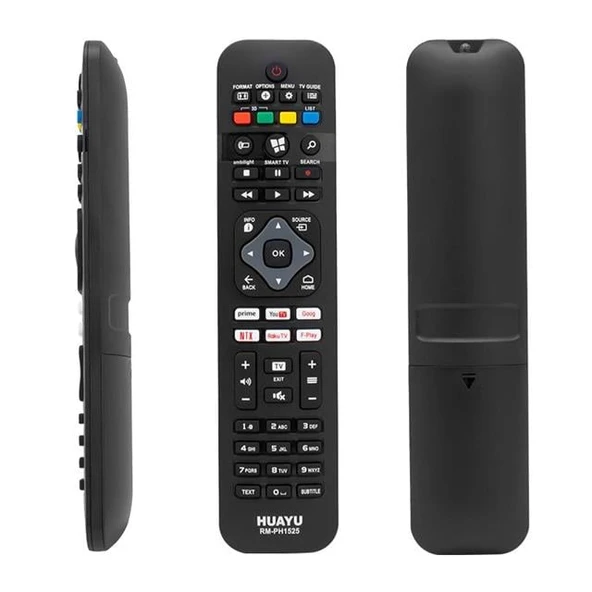 Huayu RM-PH1525 Philips Netflix - Youtube- Prime Video Tuşlu Universal Lcd-Led Tv Kumanda ürün görseli 1