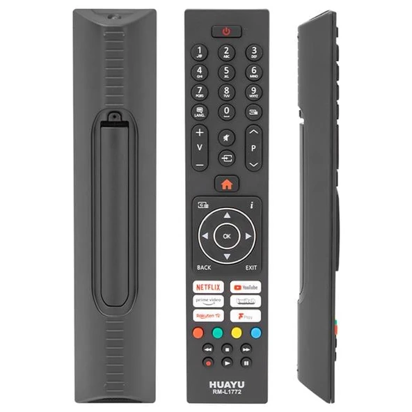 Huayu RM-L1772 Netflix-Youtube-Twitch-Prime Video Tuşlu Vestel Universal Lcd Led Tv Kumandası ürün görseli 1