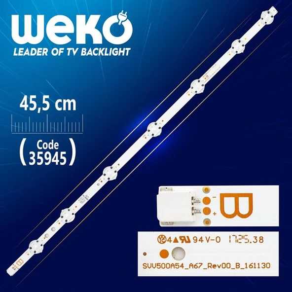 SVV500A54_A67_REV00_B_161130 - 45.5 Cm Tv Led Bar (Tvnizi açıp içindeki led barla birebir aynısı olduğunu görmeden almayınız. Sonrasında iade ALMAMAKTAYIZ.) ürün görseli 1