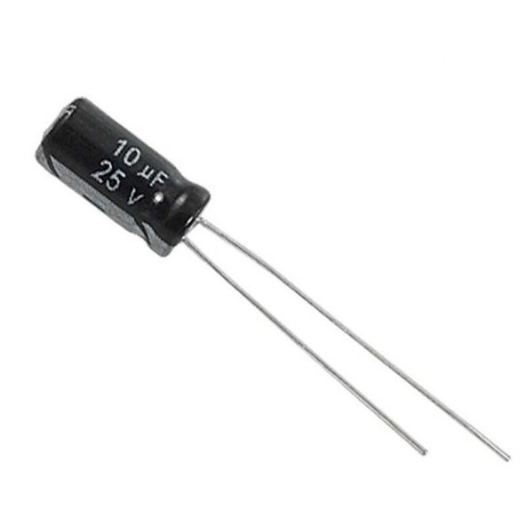 10uF 25V Elektrolit Kondansatör ürün görseli 1