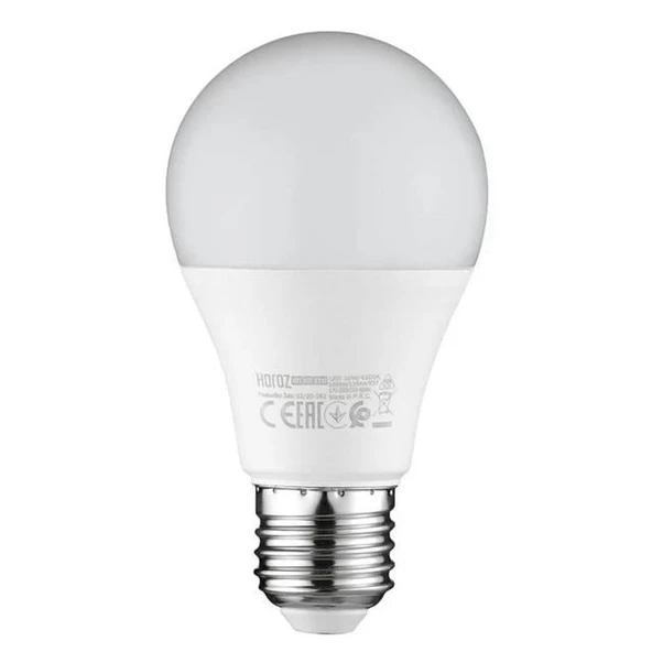 Horoz Electric 9 Watt E27 Beyaz Led Ampul ürün görseli 1