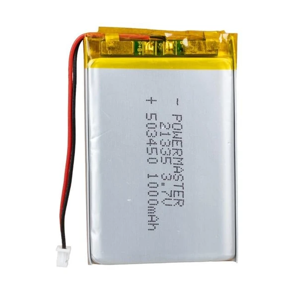 Powermaster 503450 3.7 Volt 1000 Mah Lityum Polimer Pil ürün görseli 1