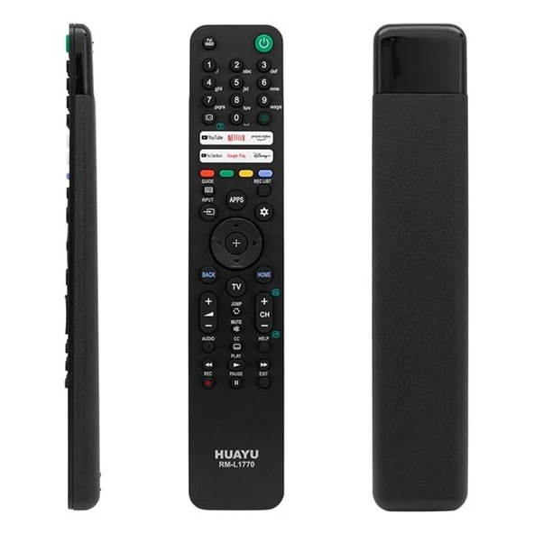 Huayu RM-L1770 Sony Youtube-Prime Video-Google Play-Netflix-Disney Tuşlu Lcd-Led Tv Kumanda ürün görseli 1