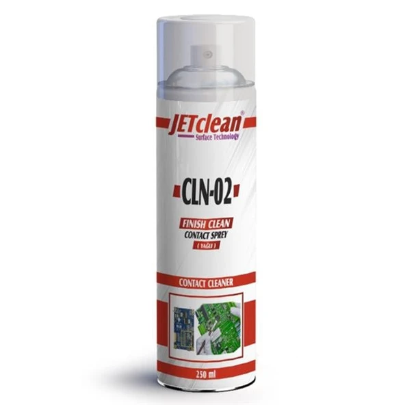 Jetclean CLN-02 250 Ml Kontak Yağlı Sprey ürün görseli 1