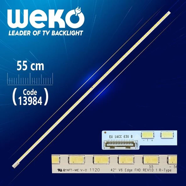 42 V6 Edge Fhd Rev1.0 1 R-Type  56 Ledli  55 Cm (Wk-607) ürün görseli 1
