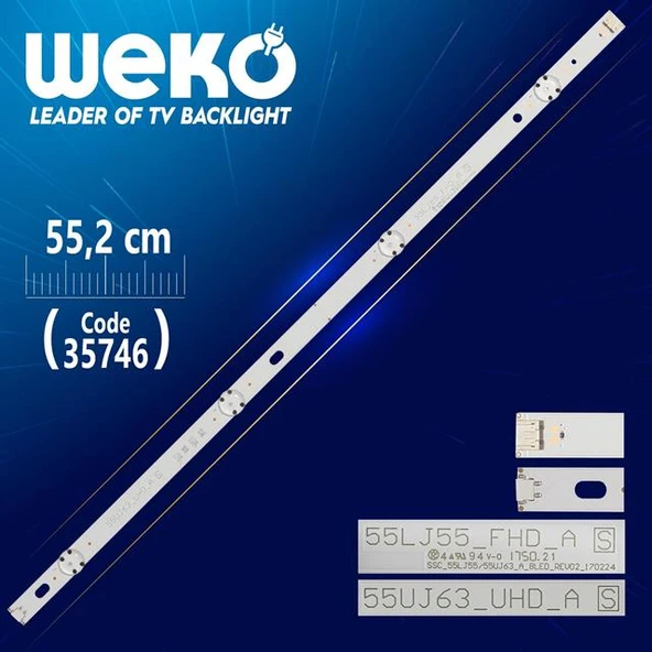 SSC_55LJ55_FHD_A/55UJ63_A_8LED_REV02_170224 - 55.2 Cm 4 Ledli - WK-1216 Led Tv Bar ürün görseli 1