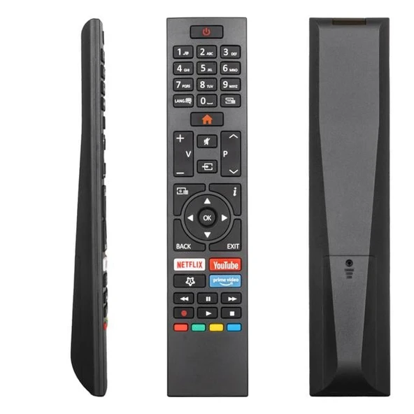 Vestel 65UD9000, RC 43157 - Toshiba CT 8557 - Telefunken XH32AJ600 - Finlux Netflix-Youtube Play Tuşlu Lcd-Led Tv Kumanda ürün görseli 1