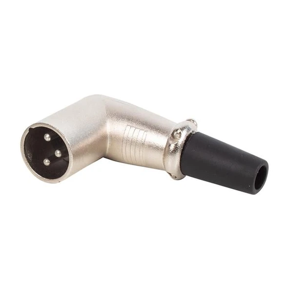 Canon Fiş Erkek 90 Derece L Tip XLR Jack Fiş ürün görseli 1