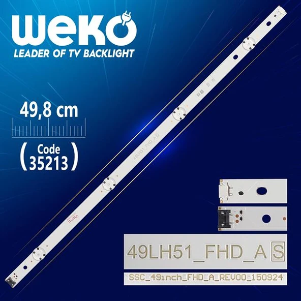 SSC_49INCH_FHD_A_REV00_150924 - 49LH51_FHD_A (S) - 49.8 Cm 4 Ledli - WK-890 Led Tv Bar ürün görseli 1