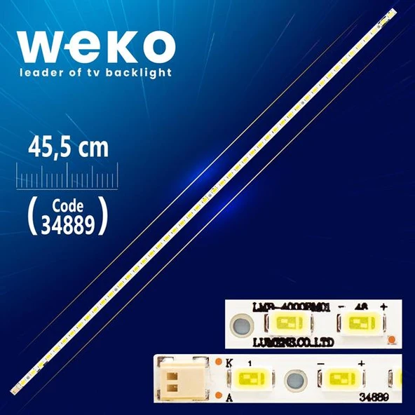 LMB-4000BM01 - 45.5 Cm 48 Ledli - WK-734 Tv Led Bar (Tvnizi açıp içindeki led barla birebir aynısı olduğunu görmeden almayınız. Sonrasında iade ALMAMAKTAYIZ.) ürün görseli 1