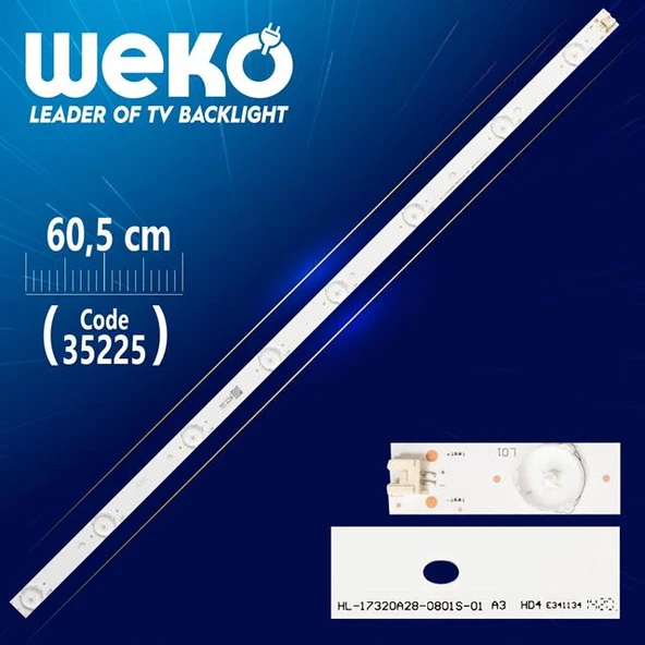 HL-17320A28-0801S-01 A3 - 4632DB016 - 8 Ledli 60.5 Cm - WK-462 Led Tv Bar ürün görseli 1
