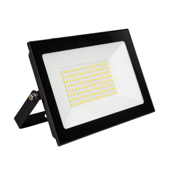 Powermaster PM-22587 100 Watt - 220 Volt 6500K IP66 150* Işık Açısı Siyah Slim Kasa Led Projektör ürün görseli 1