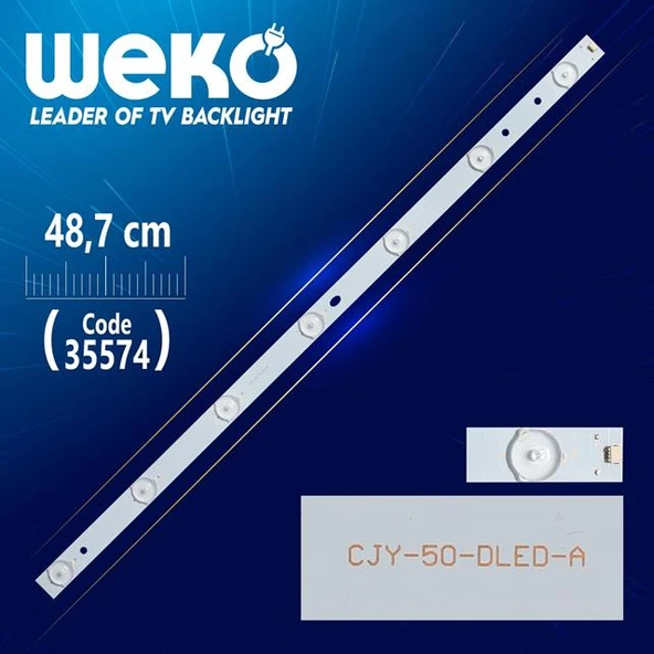 CJY-50-DLED-A - 48.7 Cm - 7 Ledli - (WK-1091) Tv Led Bar (Tvnizi açıp içindeki led barla birebir aynısı olduğunu görmeden almayınız. Sonrasında iade ALMAMAKTAYIZ.) ürün görseli 1
