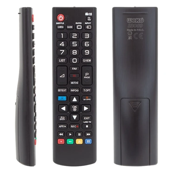 LG RM L1162 - 55LB620V - OLED55B1 - OLED77G1 - OLED83C1 - NANO90P - AKB73715601A Smart - My Apps Lcd Led Tv Kumandası ürün görseli 1