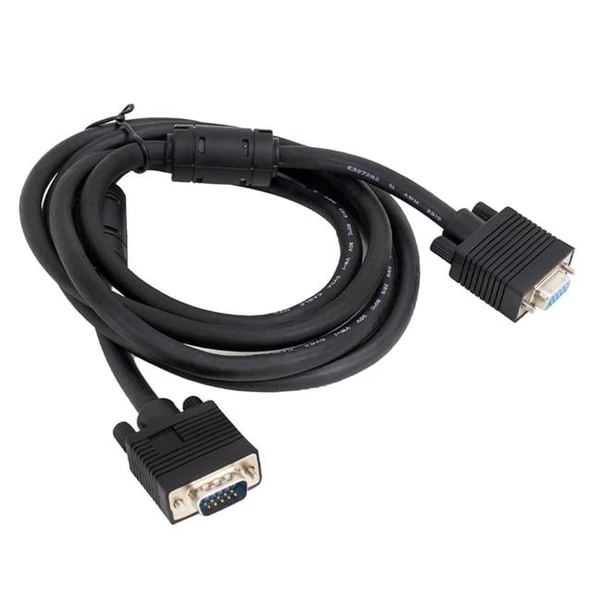 Powermaster PM-4960 1.8 Metre VGA Uzatma Kablosu 15 Pin Erkek - Dişi ürün görseli 1