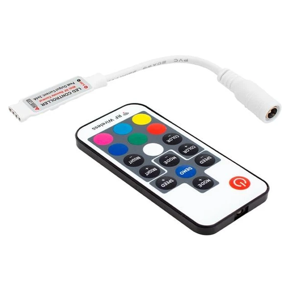 Powermaster 12 Volt RF Küçük Modüllü Uzak Mesafe Algılamalı Led Kontrol Cihazı ürün görseli 1