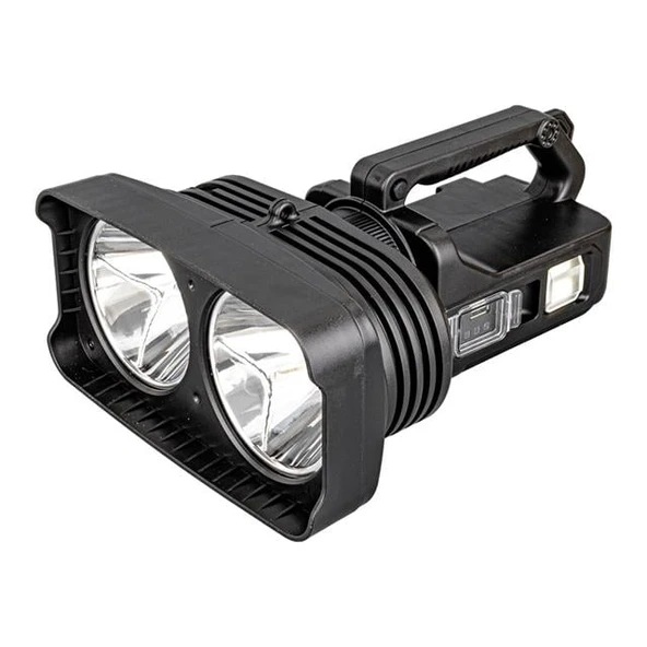 Powermaster W5123 Süper Parlak Battal Boy Pilli Şarjlı El Feneri ürün görseli 1