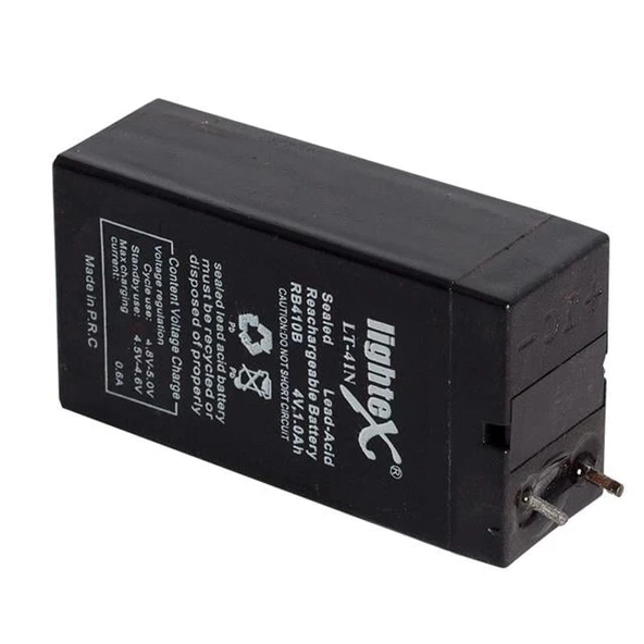 4 Volt 1 Amper Işıldak Akü (35X22x64 Mm) ürün görseli 1