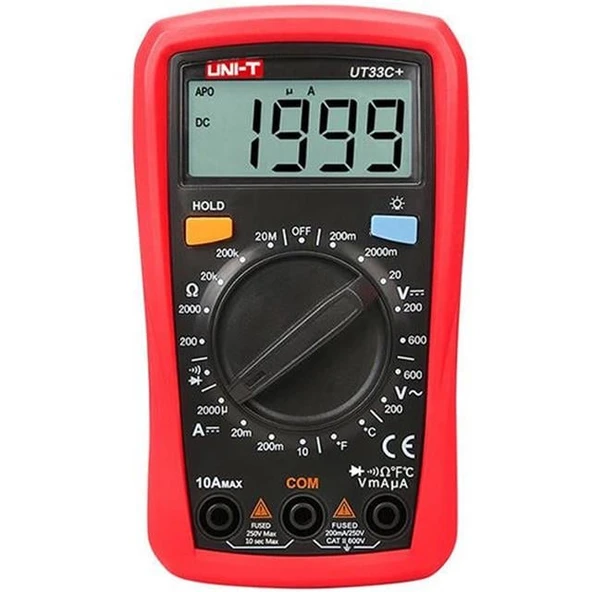 Uni-T UT-33C Dijital Multimetre Ölçü Aleti (Seri 2) ürün görseli 1