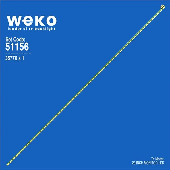 Wkset-6156 35770X1 230Rnj Rev0.1 - Jlnb15y8 - 4Lu813p7   1 Adet Led Bar (56Led) (Tvnizi açıp içindeki led barla birebir aynısı olduğunu görmeden almayınız. Sonrasında iade ALMAMAKTAYIZ.) ürün görseli 1