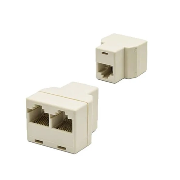 Powermaster PM-3374 RJ45 1 Dişi / 2 Dişi Ethernet Dağıtıcı Çevirici 8P8C ürün görseli 1