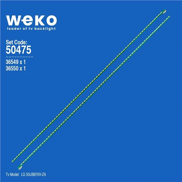 Wkset-5475 36549X1 36550X1 55 V15 Cv Ud Rev 0.4 2 Adet Led Bar (72Led) (Tvnizi açıp içindeki led barla birebir aynısı olduğunu görmeden almayınız. Sonrasında iade ALMAMAKTAYIZ.) ürün görseli 1