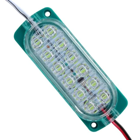 Powermaster Parlak Yanıp Sönen Yeşil 24 Volt 1.2 Watt  2835 Modül Led ürün görseli 1