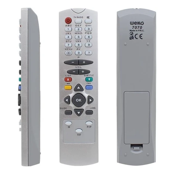Vestel Seg 5000 FTA Uydu Alıcı Kumandası ürün görseli 1