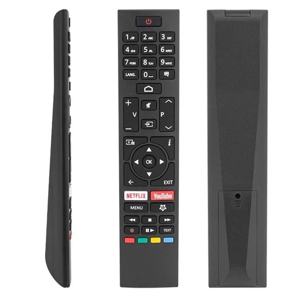 Vestel RC43157 - 32FA9500 / Toshiba CT-8557 49UA2063DT / Hitachi 43HAK5751 Netflix-Youtube Tuşlu Lcd Led TV Kumandası ürün görseli 1