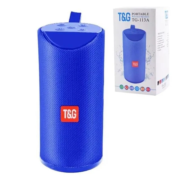 T&G TG113A AUX/USB/SD/FM/Bluetooth Destekli Taşınabilir Wireless Hoparlör - Speaker ürün görseli 1