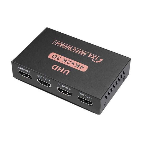 Hytech HY-LU4 4 Port 4Kx2k HDMI Splitter Dağıtıcı - Resim 2