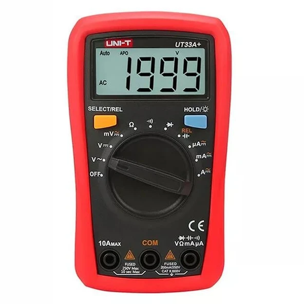 Unit UT 33A+ 600V Dijital Multimetre Ölçü Aleti ürün görseli 1