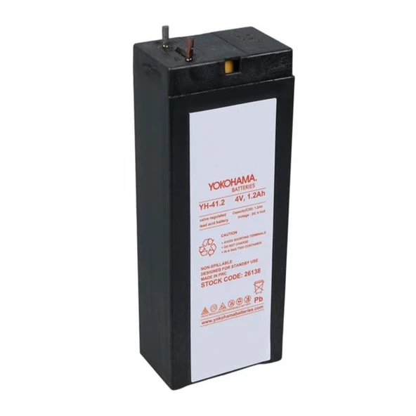 Yokohama YH-41.2 4 Volt - 1.2 Amper (35X22x91 Mm) ürün görseli 1