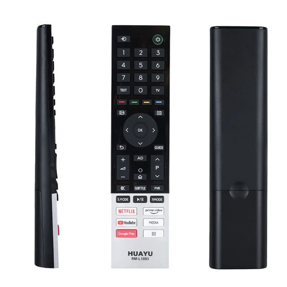Huayu Rm-L1893 Unıversal Samsung Netflıx-Youtube-Prıme Vıdeo Tuşlu Lcd-Led Tv Kumanda ürün görseli 1