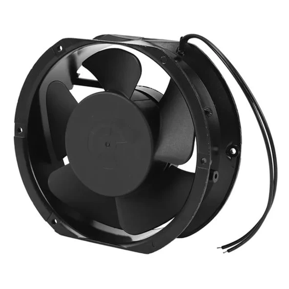 Powermaster 220 Volt 38 Watt 0.22 Amper Metal Aksiyel Endüstriyel Tip Ac Soğutma Fanı (172X150x50 Mm) ürün görseli 1